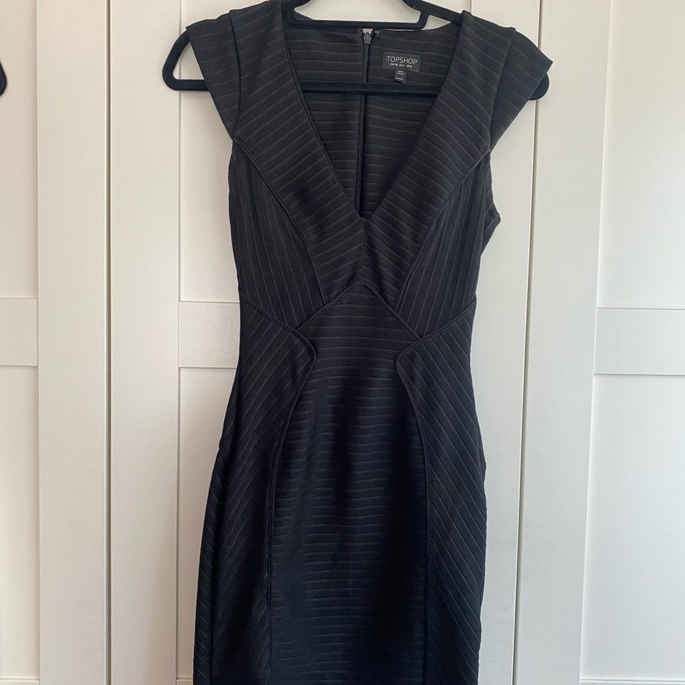 Topshop - little black mini bandage dress